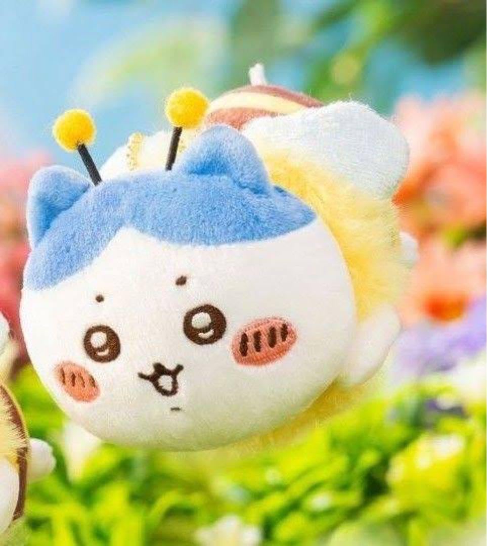 ハチワレ 日本代表キーホルダー ちいかわのぷちミニマスコット（ハチワレ） サッカー日本代表ver